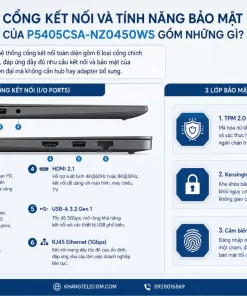 Laptop P5405CSA-NZ0450WS: ExpertBook P5, Core Ultra 5, RAM 16GB