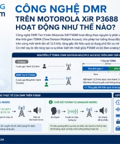 Máy Bộ Đàm Motorola XiR P3688: DMR, 16 Kênh, Pin 2150mAh
