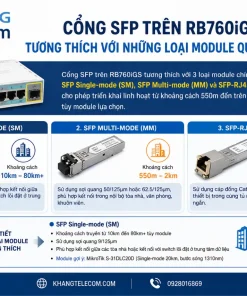 Router MikroTik RB760iGS: 5 Gigabit, SFP, PoE Out