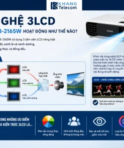 Máy Chiếu Epson EB-2165W: 5500 Lumens, WXGA, 3LCD