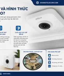Camera Wifi Dahua DH-P3B-PV: 3MP, Quay 360°, Wi-Fi 6