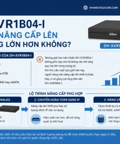 DH-XVR1B04-I Có Thể Nâng Cấp Lên Hệ Thống Lớn Hơn Không?