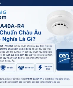 Đầu Báo Khói DHI-HY-SA40A-R4: Không Dây, 85dB, Pin 10 Năm