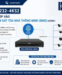 Đầu Ghi Camera Dahua DHI-NVR4232-4KS2: 32 Kênh, 8MP, H.265