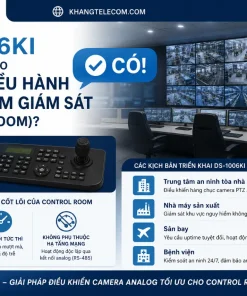 Bàn Điều Khiển Camera IP DS-1006KI: Joystick 4 Trục, RS-485