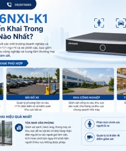 Đầu Ghi Hình DS-7616NXI-K1: 16 Kênh, AcuSense, Chuẩn H.265+