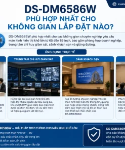 Giá Treo Màn Hình Hikvision DS-DM6586W: SPCC, 950x648mm, Lắp Tường