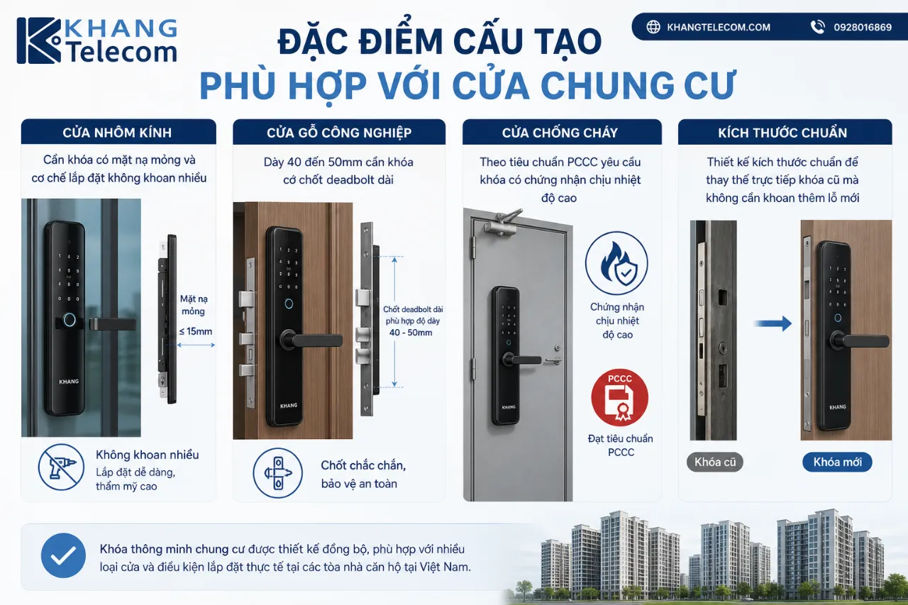 Đặc Điểm Cấu Tạo Phù Hợp Với Cửa Chung Cư