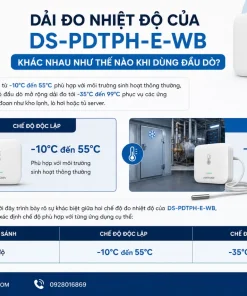 Cảm Biến Nhiệt Độ DS-PDTPH-E-WB: Không Dây, App, Pin AAA