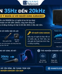 Đáp Tần 35Hz đến 20kHz Của PASION Evo Có Ý Nghĩa Gì Với Người Dùng Karaoke?