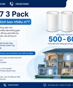 WiFi Mesh TP-Link Deco S7 3 Pack: AC1900, 100+ User, 3 Gigabit