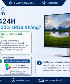 Màn Hình Dell U2424H: UltraSharp, 120Hz, sRGB, DCI-P3