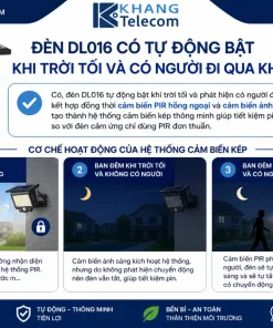 Đèn Led Cảm Ứng DL016 30cm: 20 LED, PIR 5m, Pin AA