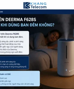 Đèn LED Trên Deerma F628S Có Gây Chói Khi Dùng Ban Đêm Không?
