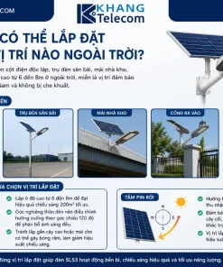 Đèn Pha LED Năng Lượng Mặt Trời SL53: 300W, IP65, 200m²