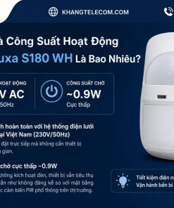 Công Tắc THEBEN TheLuxa S180 WH: PIR 180°, 12m, IP55