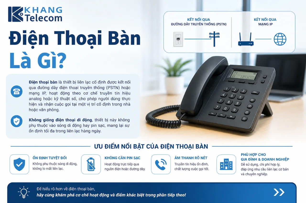 Điện Thoại Bàn Là Gì?