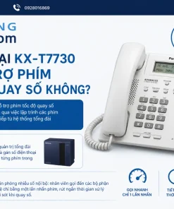 Điện Thoại Lập Trình Panasonic KX-T7730: 12 Phím, LCD, Loa Ngoài