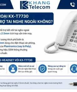 Điện Thoại Lập Trình Panasonic KX-T7730: 12 Phím, LCD, Loa Ngoài