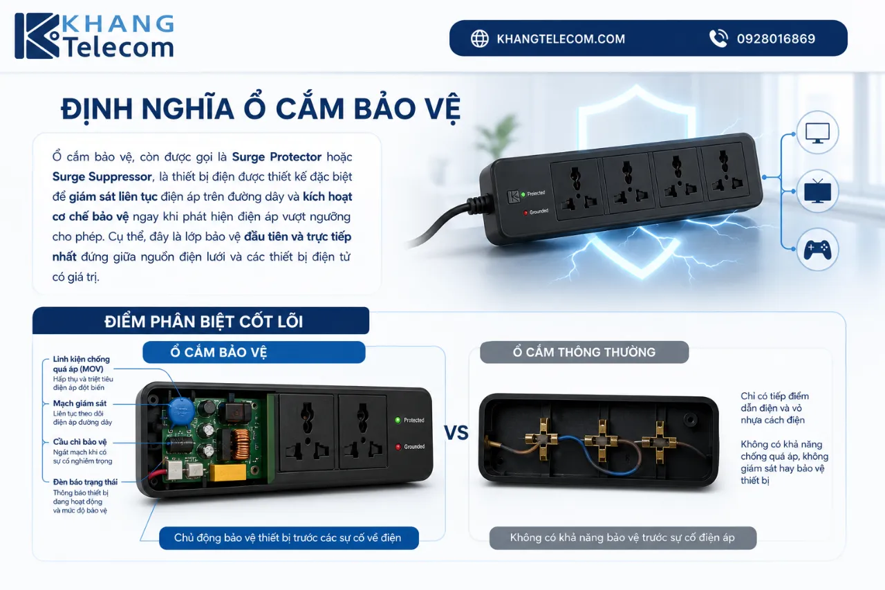 Định Nghĩa Ổ Cắm Bảo Vệ