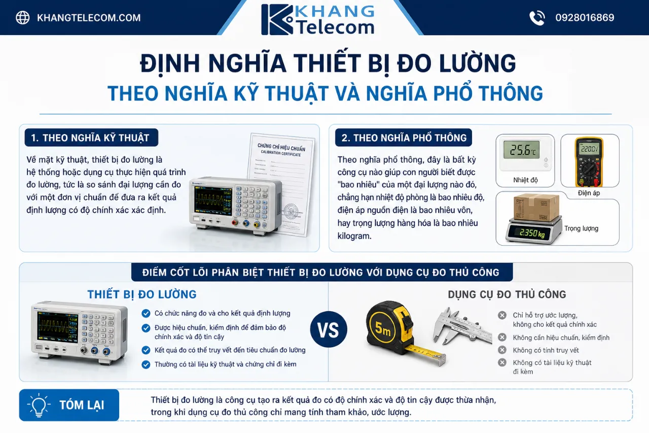 Định Nghĩa Thiết Bị Đo Lường Theo Nghĩa Kỹ Thuật Và Nghĩa Phổ Thông