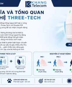 Đầu Dò Hồng Ngoại PICOTECH PCA-40T: PIR + MW, 12m, 100°