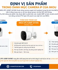 IMOU IPC-K2MP-3H1WE: Camera WiFi, AI Nhận Diện Người, Xem Từ Xa