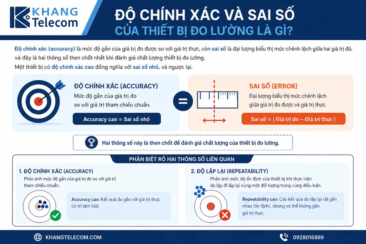 Độ Chính Xác Và Sai Số Của Thiết Bị Đo Lường Là Gì?