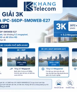 Camera Bóng Đèn IPC-S6DP-5M0WEB-E27: 3K, E27, Nhìn Đêm 25m