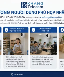 IMOU IPC-GK2DP-3C0W: Quay Quét 360°, Theo Dõi AI, Xem Từ Xa