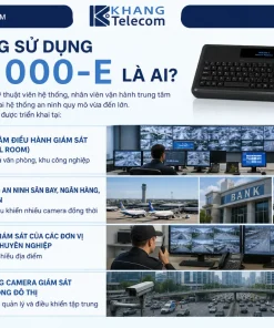 Bàn Điều Khiển Dahua NKB1000-E: PTZ, RS485, Network