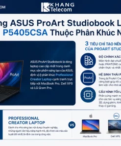 P5405CSA-NZ0017W: Core Ultra 7, RAM 32GB, SSD 1TB, WQXGA
