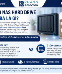 Ổ Cứng Chuyên Dụng Toshiba HDWG480UZSVA: 8TB, SATA, CMR, 7200RPM