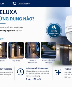 Công Tắc THEBEN TheLuxa S180 WH: PIR 180°, 12m, IP55