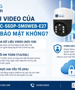 Camera Bóng Đèn IPC-S6DP-5M0WEB-E27: 3K, E27, Nhìn Đêm 25m
