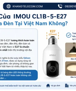 Bóng Đèn LED IMOU CL1B-5-E27: 9W, E27, WiFi, 806lm, 2700-6500K