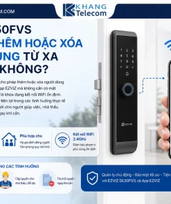 Khóa Cửa EZVIZ DL50FVS: 3D Face, 4 Inch, App, Pin 5000mAh, IP54