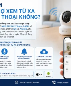 Bộ Chuông Cửa Màn Hình Không Dây EZVIZ HP4: 1080P, Pin 4600mAh