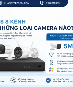 Đầu Ghi IP EZVIZ X5S 8 Kênh: Chuẩn H.265, Quản Lý 8 Cam, Hỗ Trợ 8TB