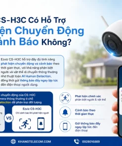 Camera Wifi Ezviz CS-H3C: Ngoài Trời, Full HD, Chuẩn IP67