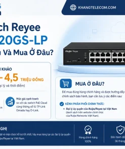 Switch Mạng 20 Cổng Reyee RG-ES220GS-LP: PoE 130W, Cloud