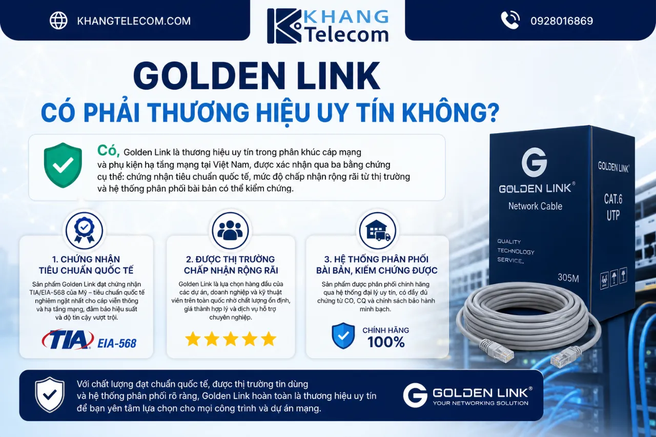Golden Link Có Phải Thương Hiệu Uy Tín Không?