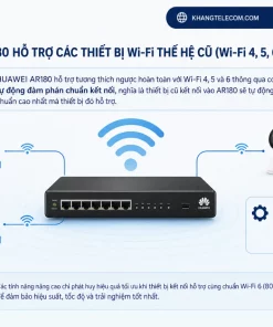Router Wifi 7 HUAWEI AR180: 3600Mbps, 2.5Gbps, Mesh