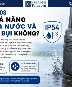 Máy Bộ Đàm HYT TC-508: 16 Kênh, Pin 1650mAh, 5W