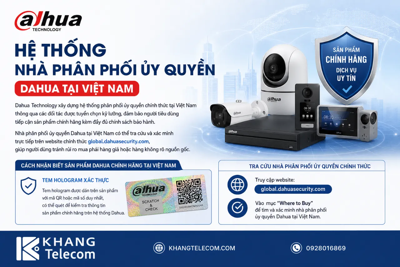 Hệ Thống Nhà Phân Phối Ủy Quyền Dahua Tại Việt Nam