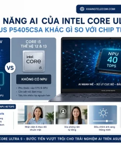 ASUS P5405CSA-NZ0016W: Core Ultra 5, RAM 16GB, Màn WQXGA 144Hz
