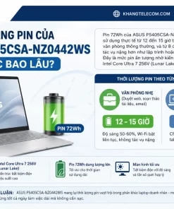 ASUS P5405CSA-NZ0442WS: ExpertBook P5, Core Ultra 7, RAM 32GB