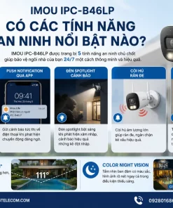 IMOU IPC-B46LP: 4MP QHD, Dùng Pin, Wi-Fi 5GHz