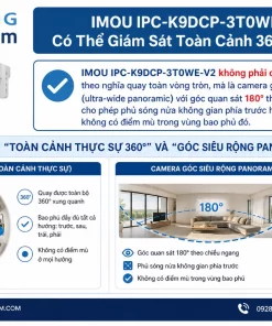 IMOU IPC-K9DCP-3T0WE-V2: Giám Sát Toàn Cảnh, AI, Xem Qua App