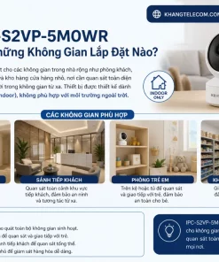 Camera Wifi IPC-S2VP-5M0WR: 5MP, Gọi Video, Xoay 355°